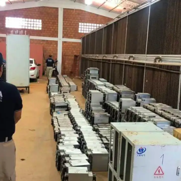 ANDE interviene otra granja mineradora de bitcoins en Minga Guazú