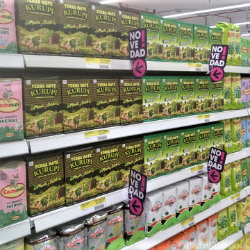 Yerba mate paraguaya llega a supermercados argentinos