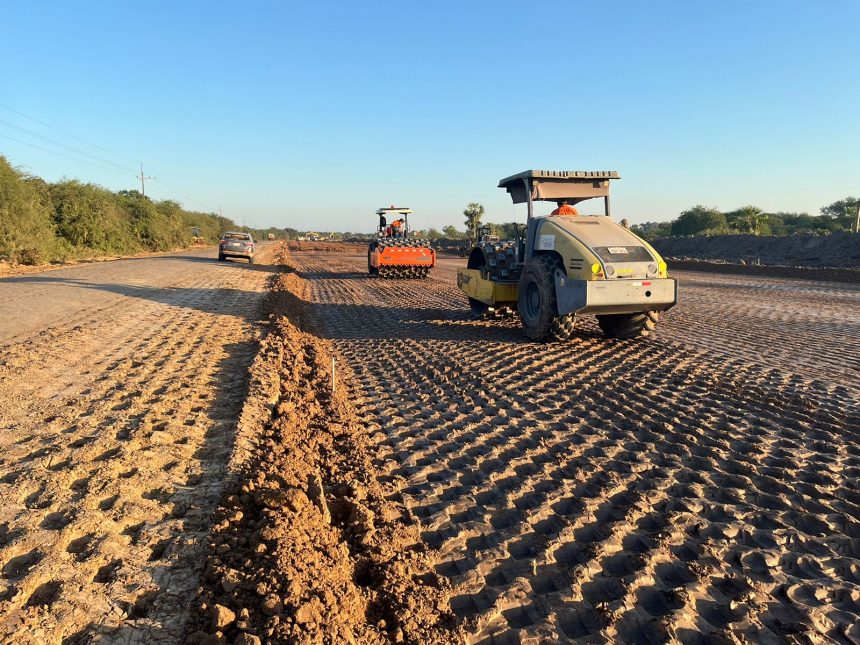 Impulsan al desarrollo del Bajo Chaco con los avances de la ruta Py12